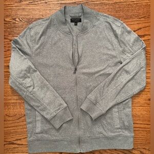 Banana Republic Luxe Touch Jacket - Heather Gray - Size Large